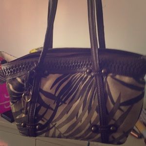 Fossil tan nature look purse