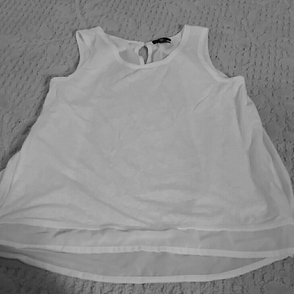 NWOT Gap Double Layer Knit/Woven Slub Tank