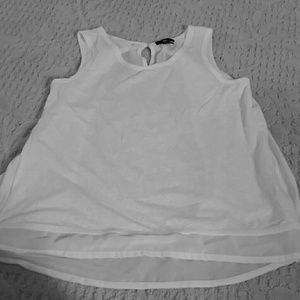 NWOT Gap Double Layer Knit/Woven Slub Tank