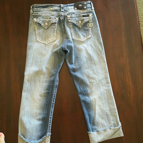 Miss Me cuffed capris Womens