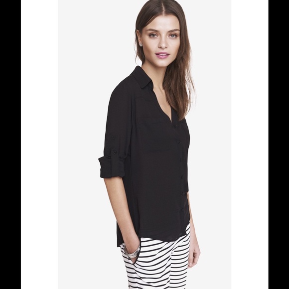 🎀 EXPRESS sheer Portofino top
