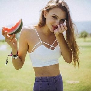 🇺🇸 JULY 4th SALE🇺🇸NWT strappy caged bralette