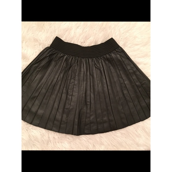 Parker Dresses & Skirts - Parker Leather Pleated Skirt