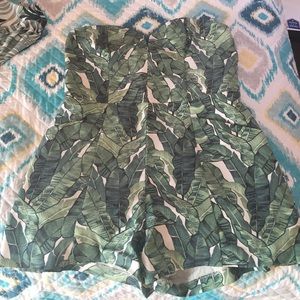 H&M Conscious banana leaf romper
