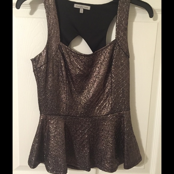 NWT Peplum top