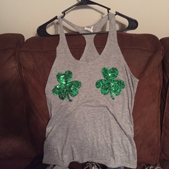 VS Pink Shamrock Tank