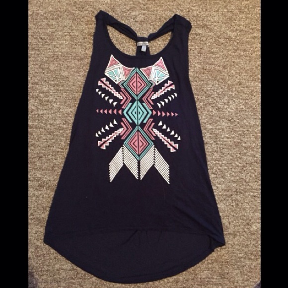 Xs Navy Blue Charlotte Russe tank top