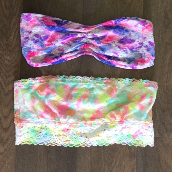PINK Victoria's Secret Other - Pink VS Tie Dye Lace Bandeau Bundle
