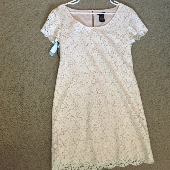 White lace dress