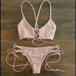 pale pink bikini