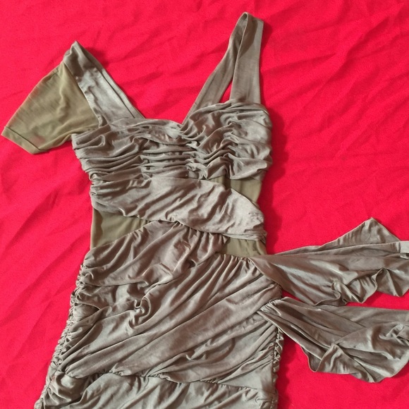 🔻SALE🔻 Bebe Cocktail Dress with Mesh Cutouts