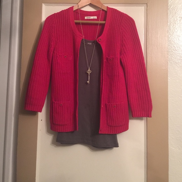 FINAL PRICE Red Old Navy Cardigan