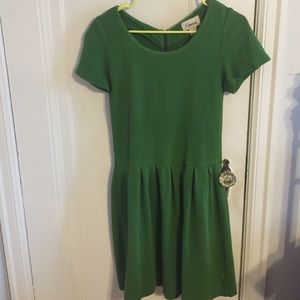Ganni Anthropologie aline green dress size M