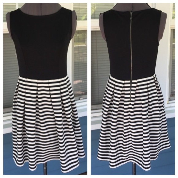 Xhilaration Dresses & Skirts - XHILARATION Black & White Striped Skirt Dress