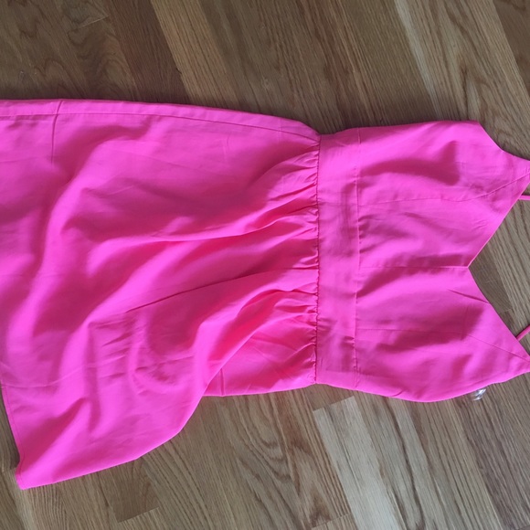 Pink Open Back Dress - Picture 3 of 4
