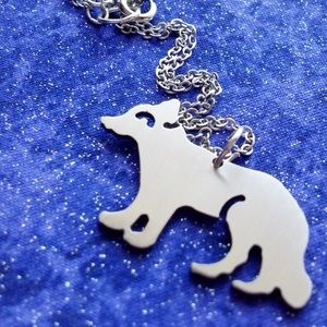 Fox charm necklace