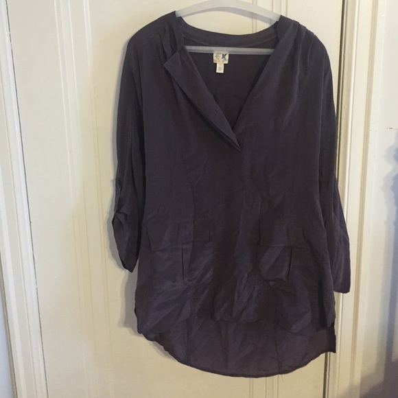 Anthropologie Edme & Esyllte silk tunic