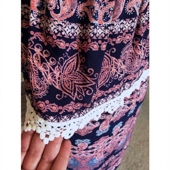 Boho Dress with Lace - Picture 3 of 3