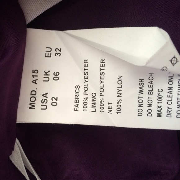 Dark purple dress - Picture 3 of 3