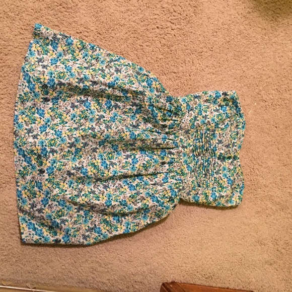 Strapless sundress