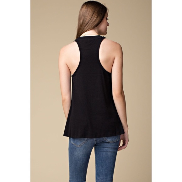 Back to the Basics High Neck Top - Picture 2 of 4