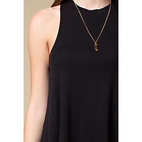 Back to the Basics High Neck Top - Picture 3 of 4