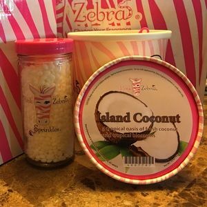 Pink Zebra Island Coconut Sprinkles