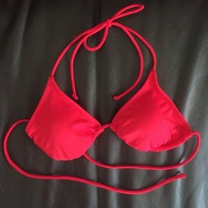 Red bikini top