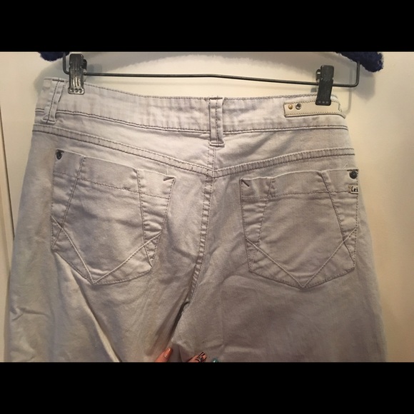 L.e.i light grey stretchy skinny jeans, SO comfy