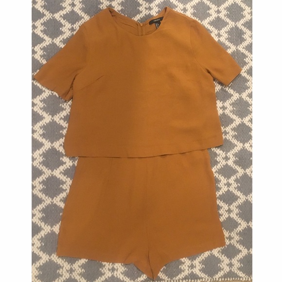 Mustard Gold Romper
