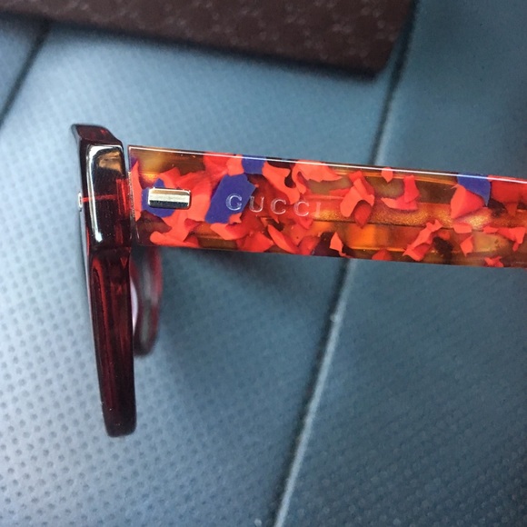 Gucci Dark Red tortoise sunglasses