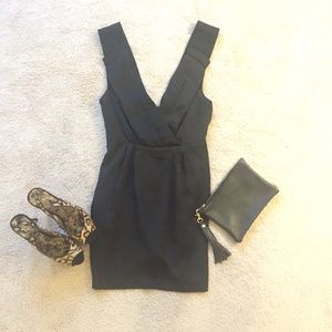BCBGeneration V-Neck Cocktail Dress