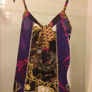 Express top with a bow tie