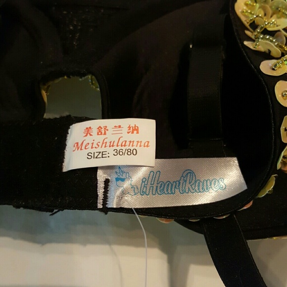iHeartRaves Sequin Rave Bra - Picture 3 of 4