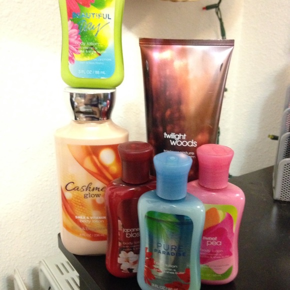 Bath and body works lotions