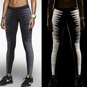 Nike Pro Dri-fit Flash Running Tights Reflective