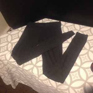 GRAY AMERICAN APPAREL LEGGINGS