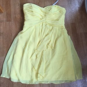 Yellow David's bridal dress