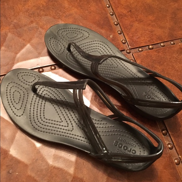 Women's Crocs Isabella T-Strap Sandal Sz 10