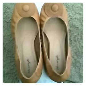Herstyle Tan Flats