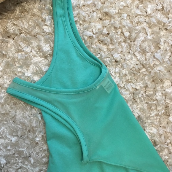 💐Mint Sheer Back Bodysuit - Picture 2 of 4