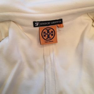 Tory Burch Trench Coat Leather Trip and Belt