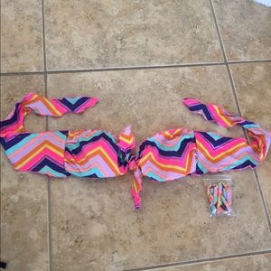 Victoria Secret Chevron Printed Swimsuit top