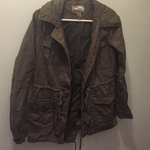 Green utility jacket, small