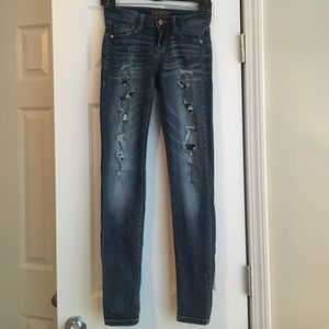 Super Skinny Ripped Jeans