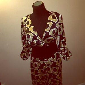 Diane Von Furstenberg Silk Wrap Dress