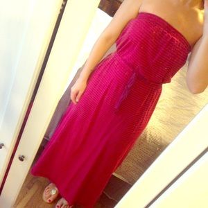 LOFT strapless dress.