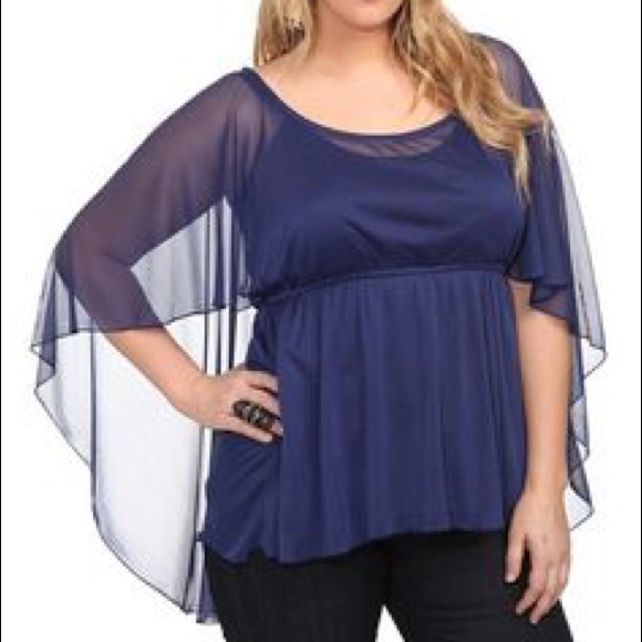 Torrid Size 1 Navy Top