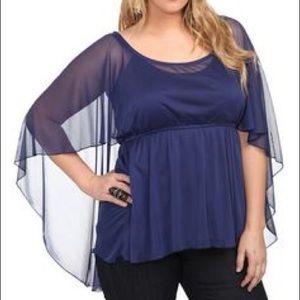 Torrid Size 1 Navy Top