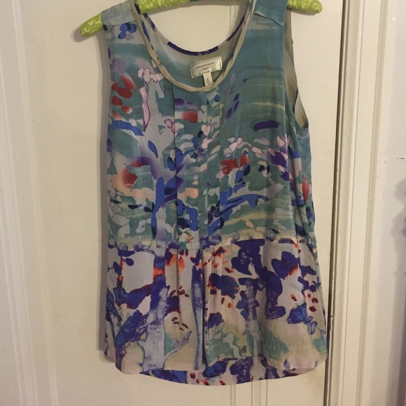 Moulinette Soeurs size 6 100% silk shirt